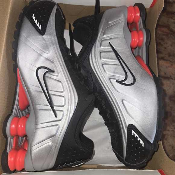 Nike Other - Nike Silver and Black Athletic Shoes